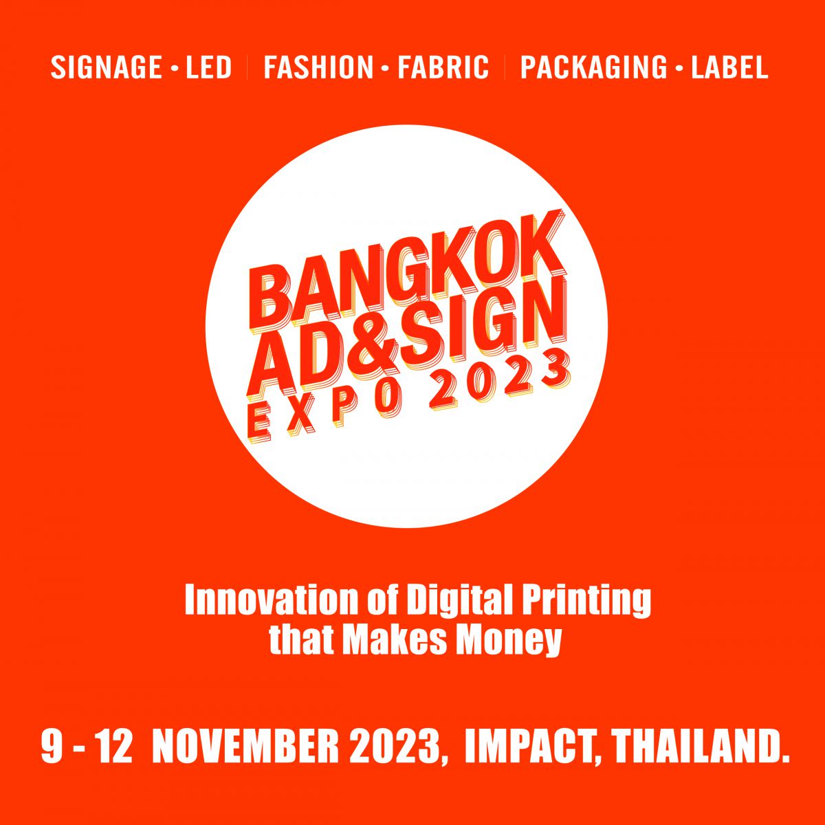 Bangkok Ad & Sign Expo 2023